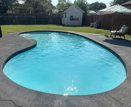 Aging pool design before transformation using visualization software